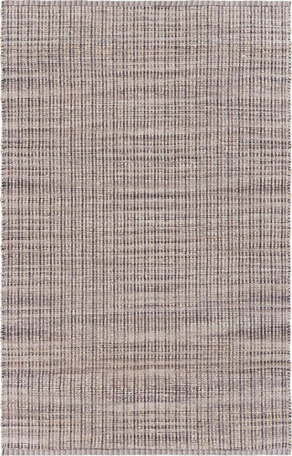 5' X 8' Brown and Beige Toned Jute Area Rug