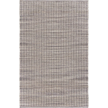 5' X 8' Brown and Beige Toned Jute Area Rug