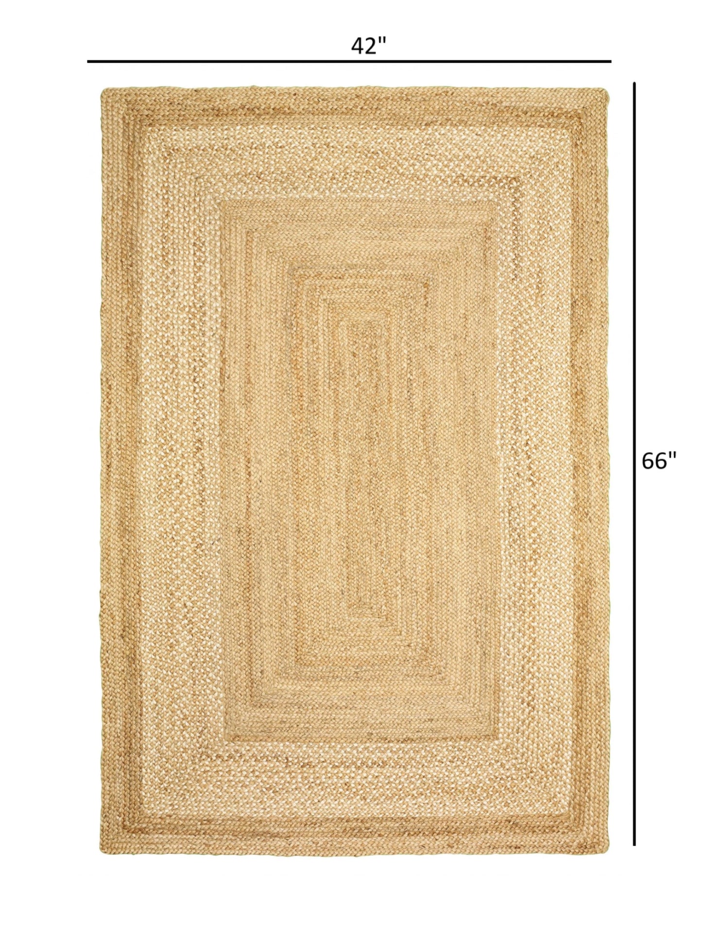 8' X 10' Classic Tan Bordered Area Rug