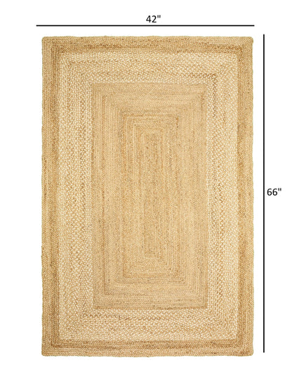 8' X 10' Classic Tan Bordered Area Rug