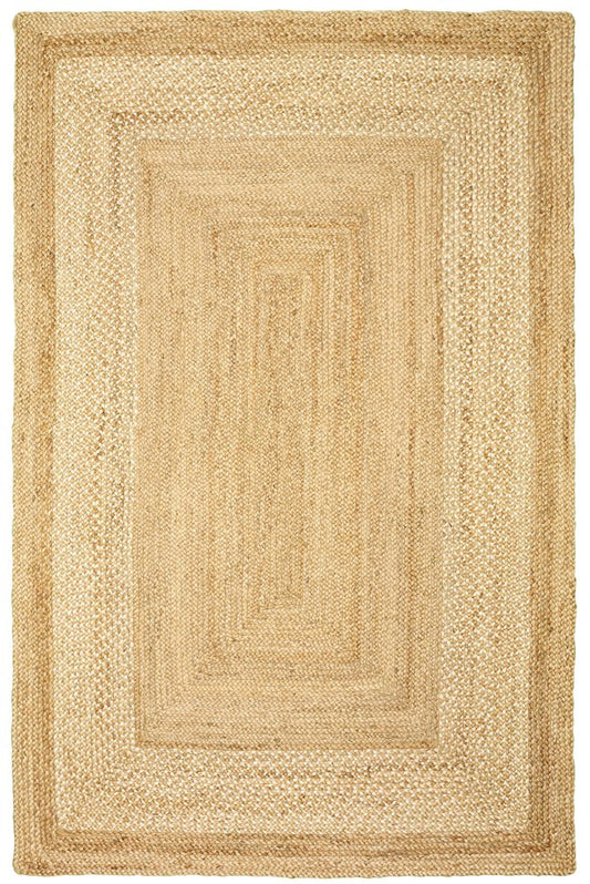 8' X 10' Classic Tan Bordered Area Rug