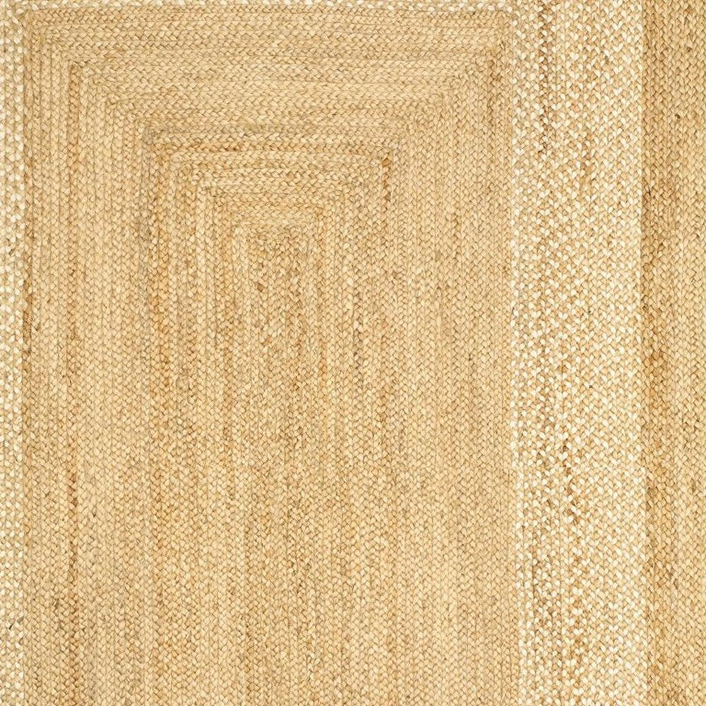 5' X 8' Classic Tan Bordered Area Rug