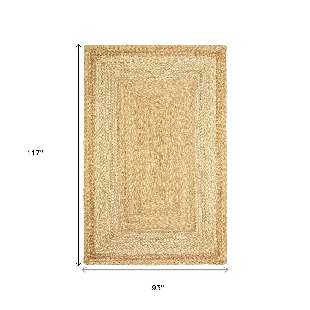 5' X 8' Classic Tan Bordered Area Rug