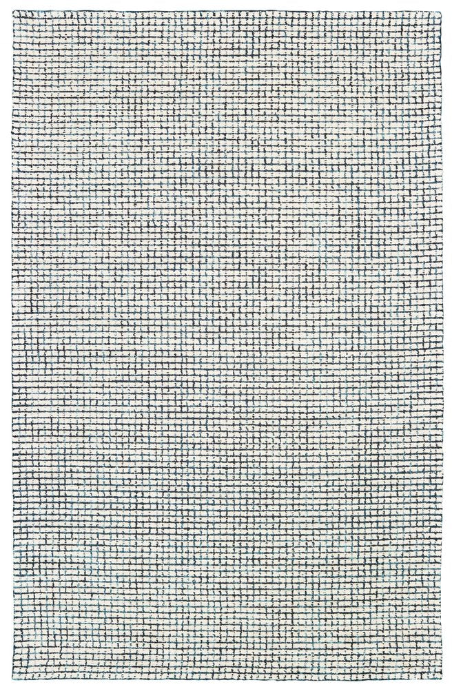 5' X 8' Ivory Wool Hand Loomed Area Rug