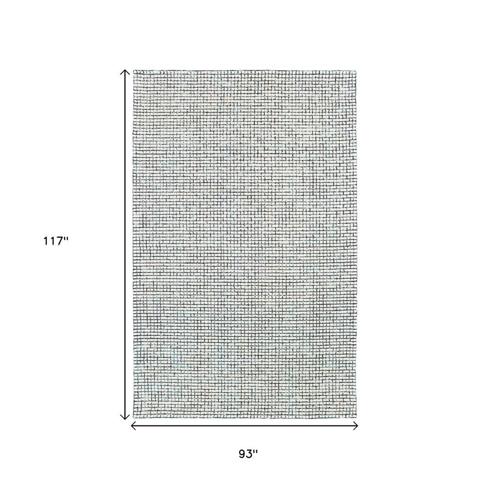 5' X 8' Ivory Wool Hand Loomed Area Rug