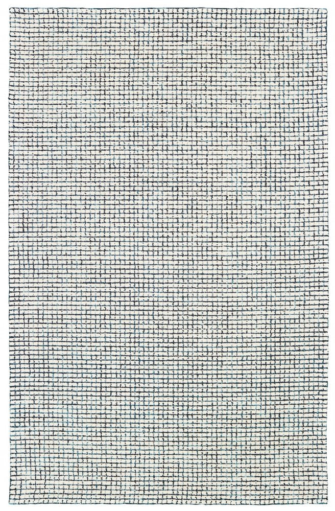 5' X 8' Ivory Wool Hand Loomed Area Rug