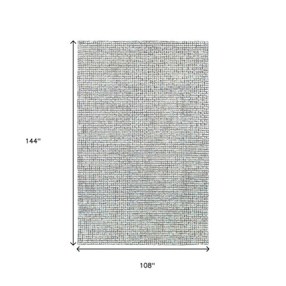 5' X 8' Ivory Wool Hand Loomed Area Rug