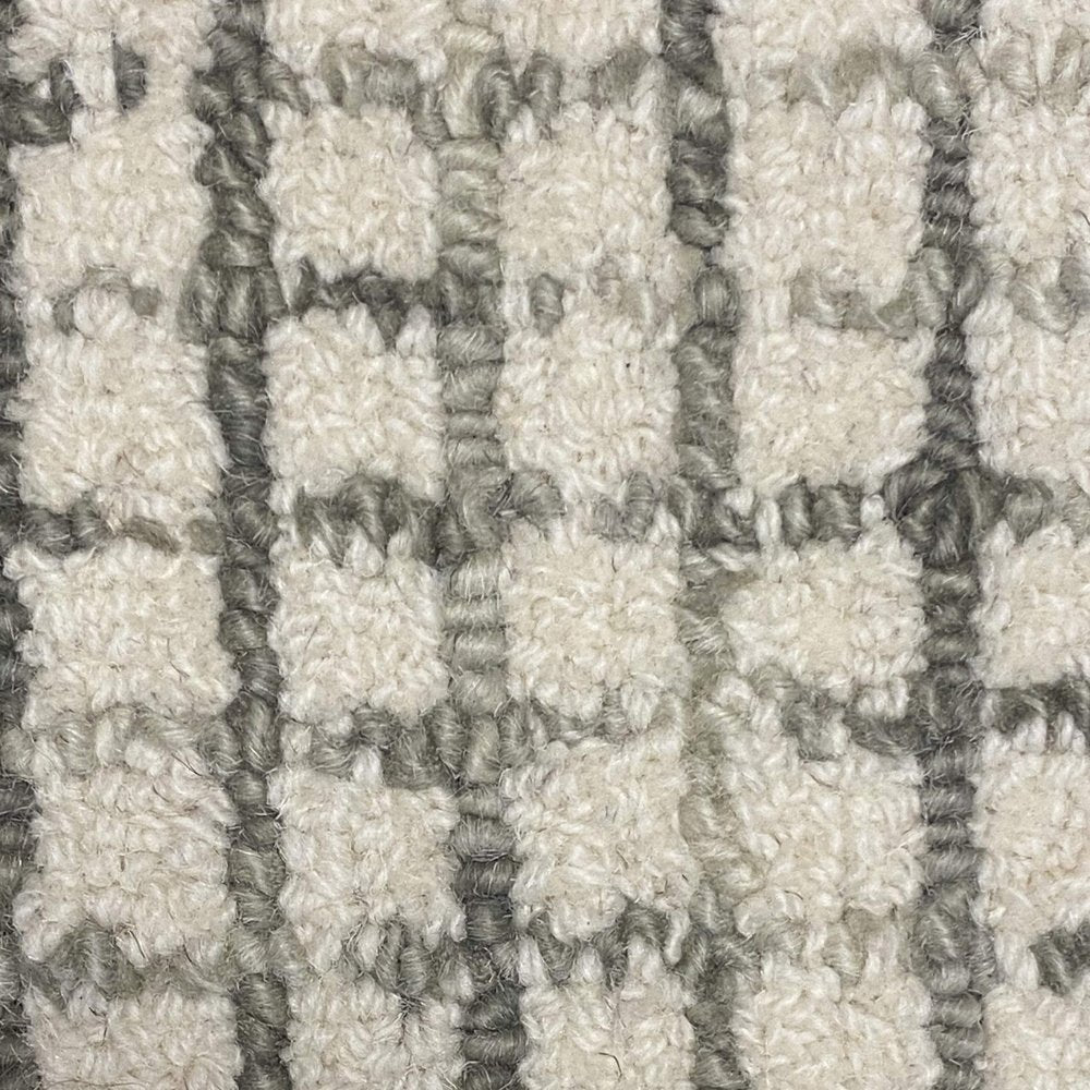 5' X 8' Ivory Wool Hand Loomed Area Rug