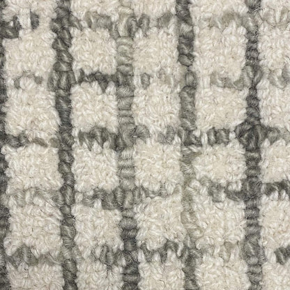 5' X 8' Ivory Wool Hand Loomed Area Rug