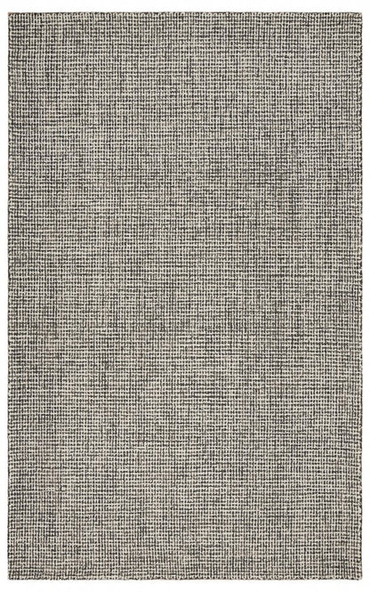 8' X 10' Gray Wool Handmade Area Rug