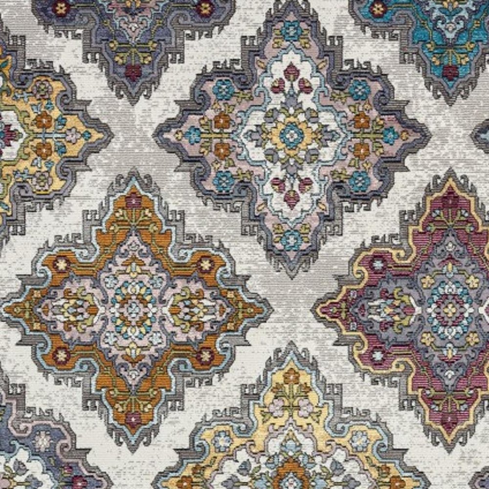 5' X 8' Blue Area Rug