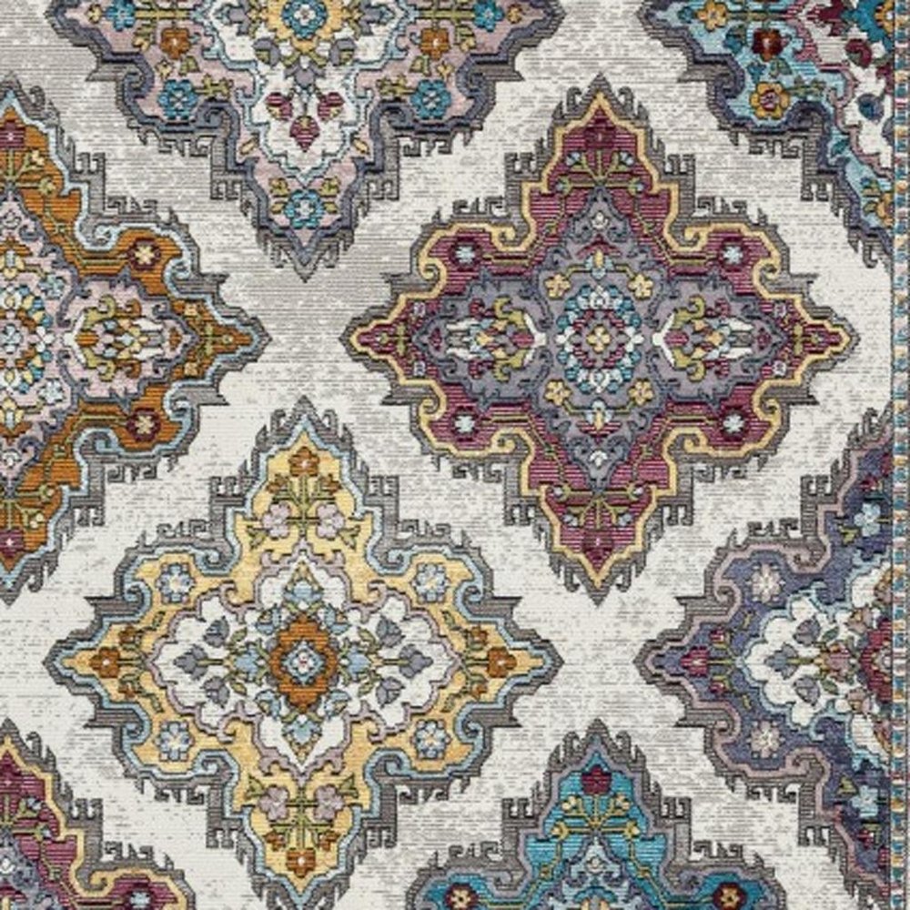 5' X 8' Blue Area Rug