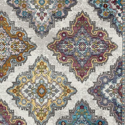 5' X 8' Blue Area Rug