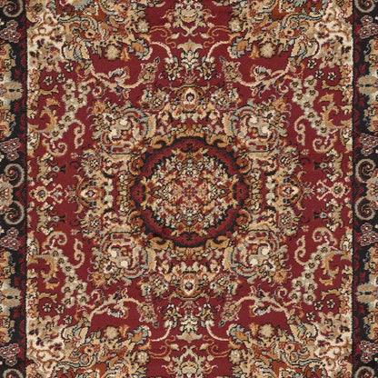 5' X 7' Red Royal Medallion Area Rug