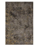 5' X 8' Gray and Yellow Abstract Sprinkle Area Rug