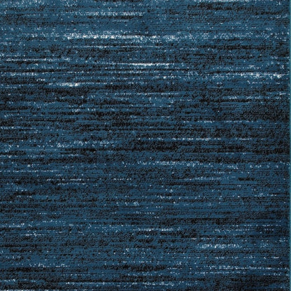 5' X 7' Blue Abstract Ocean Area Rug