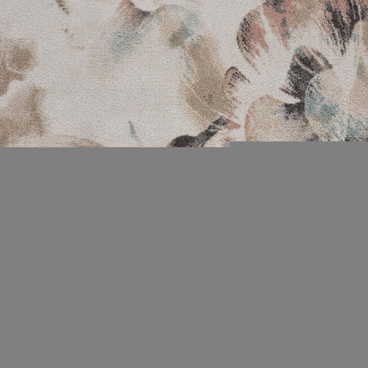 8' X 10' Ivory Soft Floral Artwork Area Rug