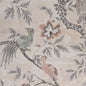 8' X 10' Soft Beige Birds and Trees Area Rug