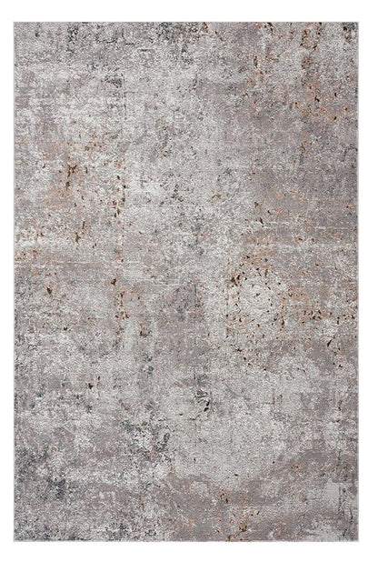 5' X 8' Light Gray Modern Abstract Area Rug