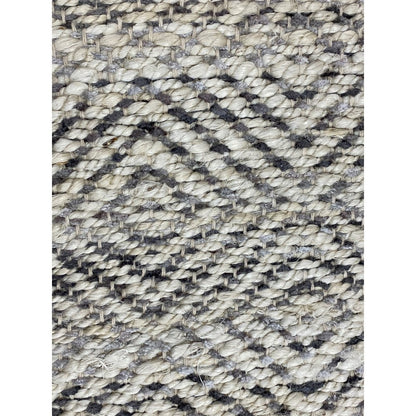 2' X 5' Tan and Gray Hand Woven Area Rug