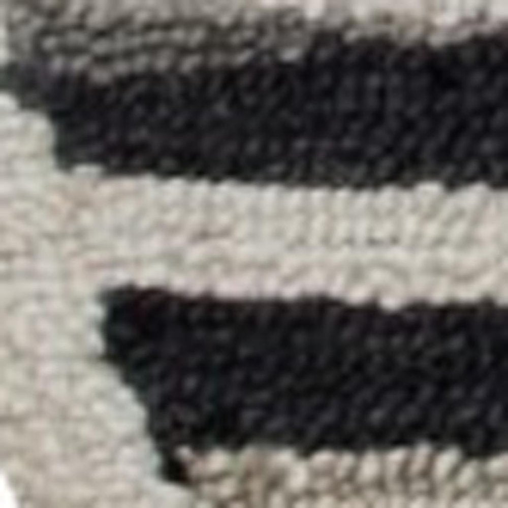 4' Round Black and Gray Camouflage Area Rug