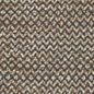 6' Natural and Gray Chevron Hand Woven Jute Runner Rug