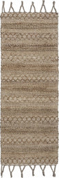 3' X 4' Natural Jute Hand Woven Area Rug