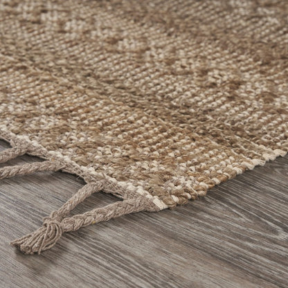 3' X 4' Natural Jute Hand Woven Area Rug