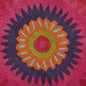 3' Pink Wool Hand Tufted Round Rug