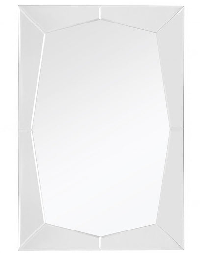 36" Clear Glass Framed Accent Mirror