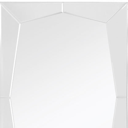 36" Clear Glass Framed Accent Mirror