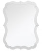 32" Clear Novelty Glass Framed Accent Mirror