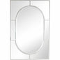 48" Silver Metal Framed Accent Mirror