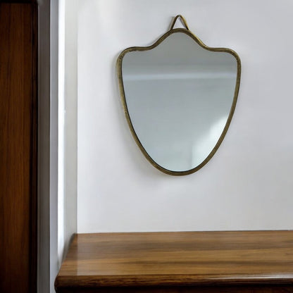 9" Gold Novelty Accent Framed Mirror