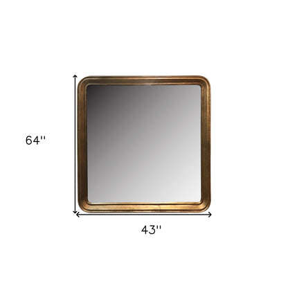 64" Gold Framed Accent Mirror