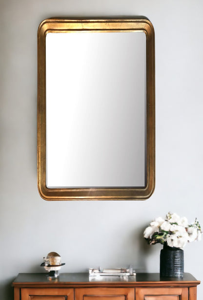 64" Gold Framed Accent Mirror