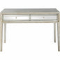 48" Silver Mirrored Glass Console Table