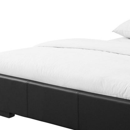 White Faux Leather Queen Bed Frame