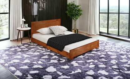 Brown Wood Twin Bed Frame