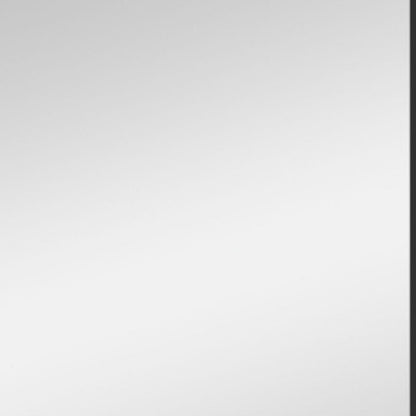 36" Black Metal Framed Accent Mirror