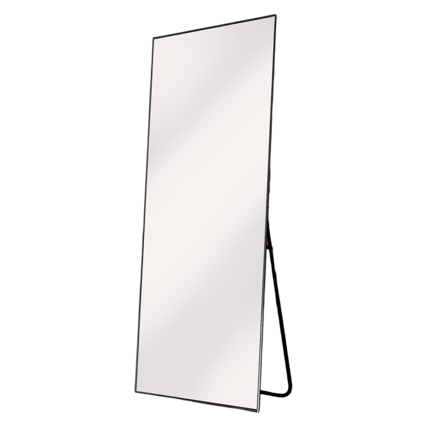 59" Black Metal Framed Full Length Mirror