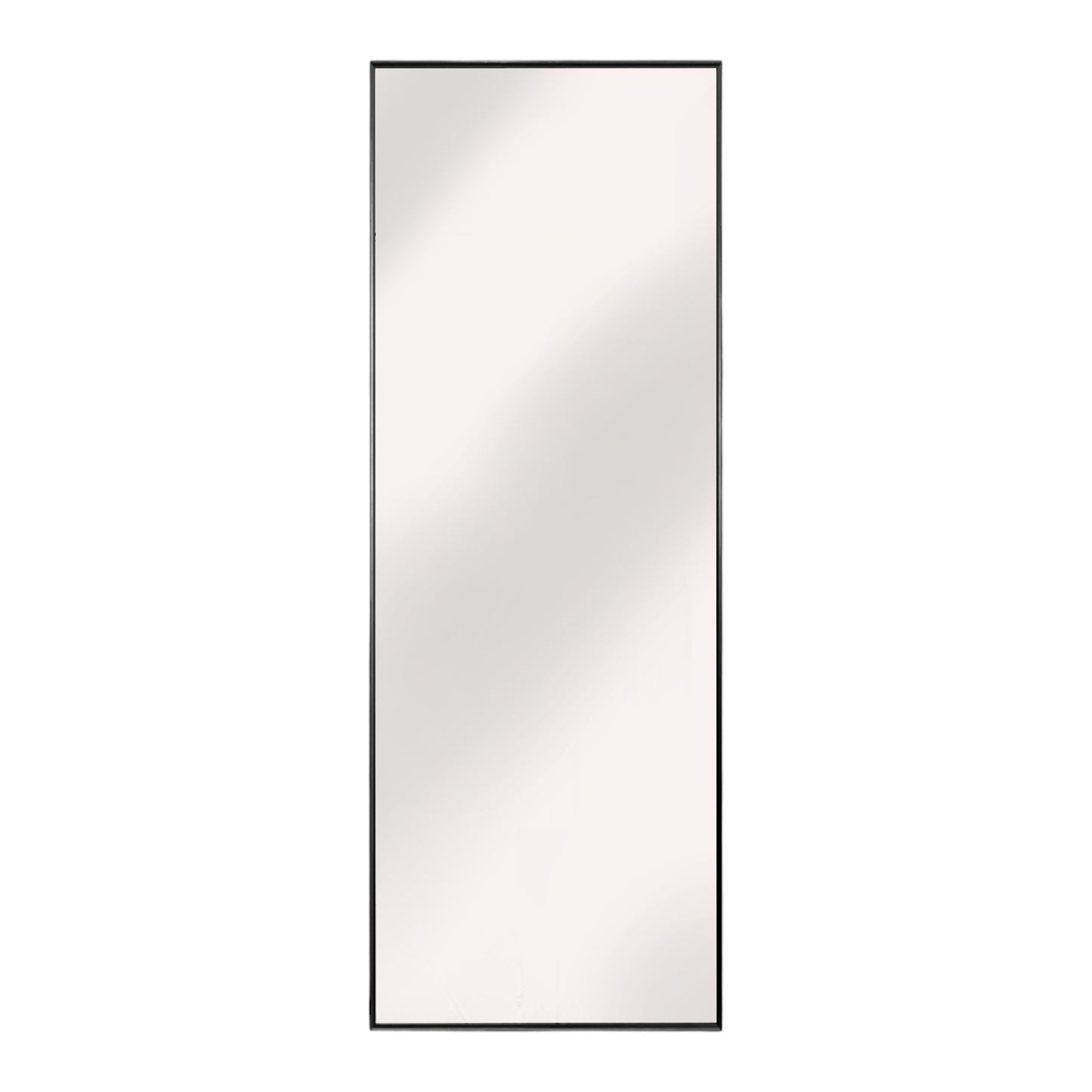 59" Black Metal Framed Full Length Mirror