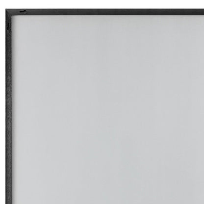 Jumbo Minimal Black Bathroom Vanity Mirror