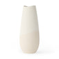 Blush Two Tone Organic Crackle Glaze Ceramic Vase