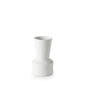 9" White Abstract Cylinder Ceramic Table Vase