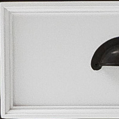 24" Solid Wood and Wood Nightstand