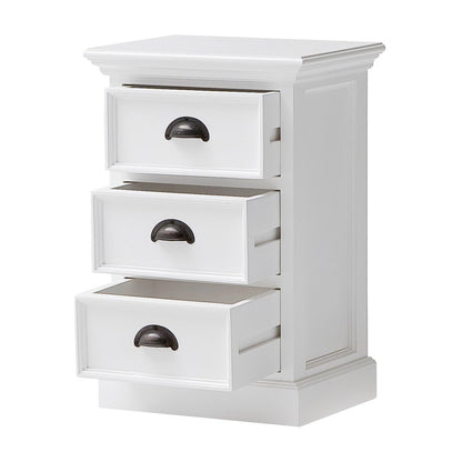 24" Solid Wood and Wood Nightstand