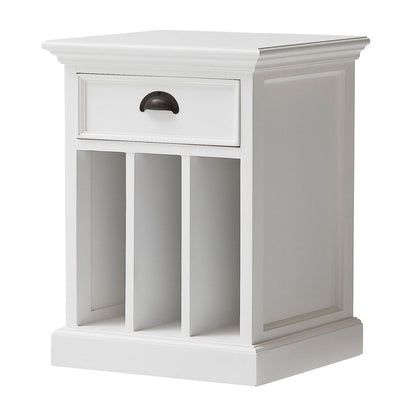 24" Solid Wood and Wood Nightstand