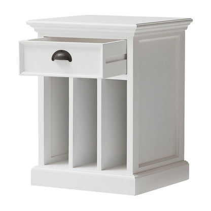 24" Solid Wood and Wood Nightstand