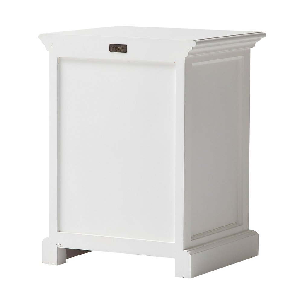 24" Solid Wood and Wood Nightstand